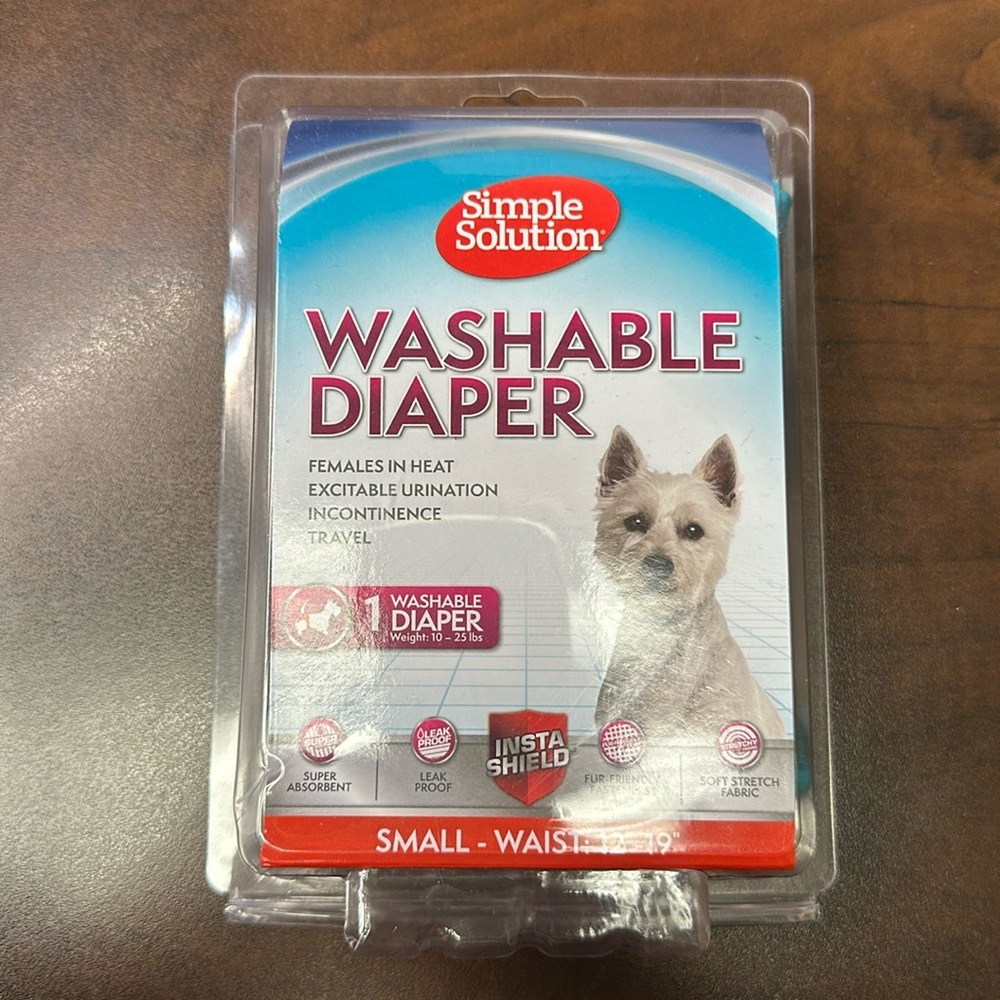 NIB pet washable diaper